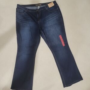 Ruff Hewn Indigo Wide Leg Jeans